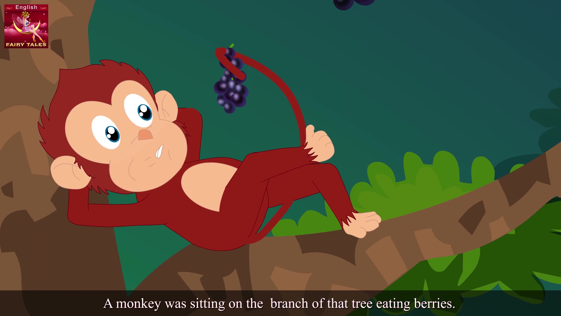 245. The Monkey and The Crocodile Story in English